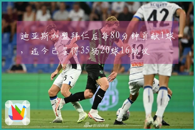 迪亚斯加盟拜仁后每80分钟贡献1球，迄今已录得35场20球16助攻